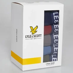 Herre Miller Fem Pak Boxer Trusser Peacoat/​Ruby Wine/​Granite Grey/​Blue Horizon/​Beetle