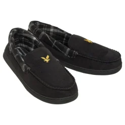 Herre Montague Mocassin-Tøfler Sort/​Grå Tjek