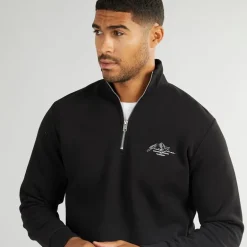 Herre Mountain Åben Kant 1/4 Træningsdragt Sort