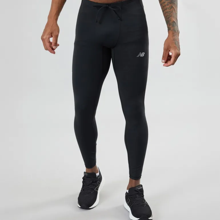 Herre NB Sleek Pocket Løbe Tights Sort