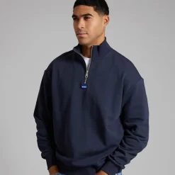 Herre Neeler Half Zip Sweatshirt Navy