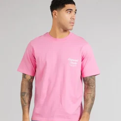 Herre Norrebro Typo T-shirt Prismer Rosa