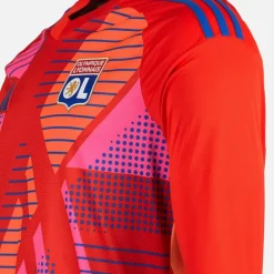 Herre OL Olympique Lyon 24/​25 Målmands Trøje Langærmet Rød