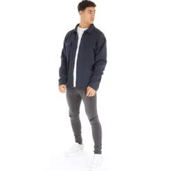 Herre Opvarmet Shacket Blå