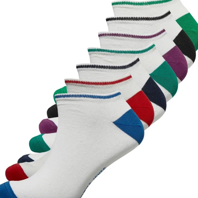 Herre Osric Seven Pack Trainer Liner Trænings sokker Hvid