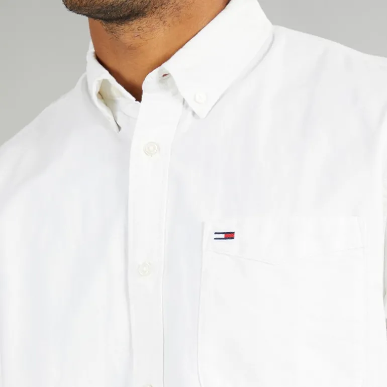 Herre Oxford Skjorte Ecru