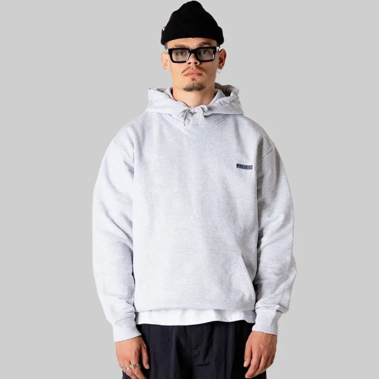 Herre Pacs Hjem Hoodie Snow Melange