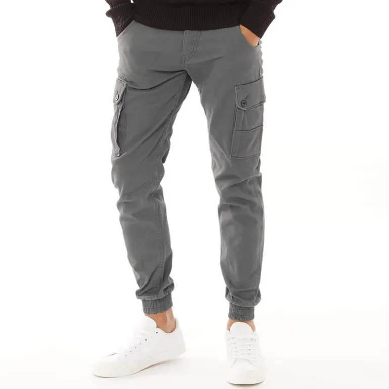 Herre Paul Warner AKM 111 Cargobukser Asfalt