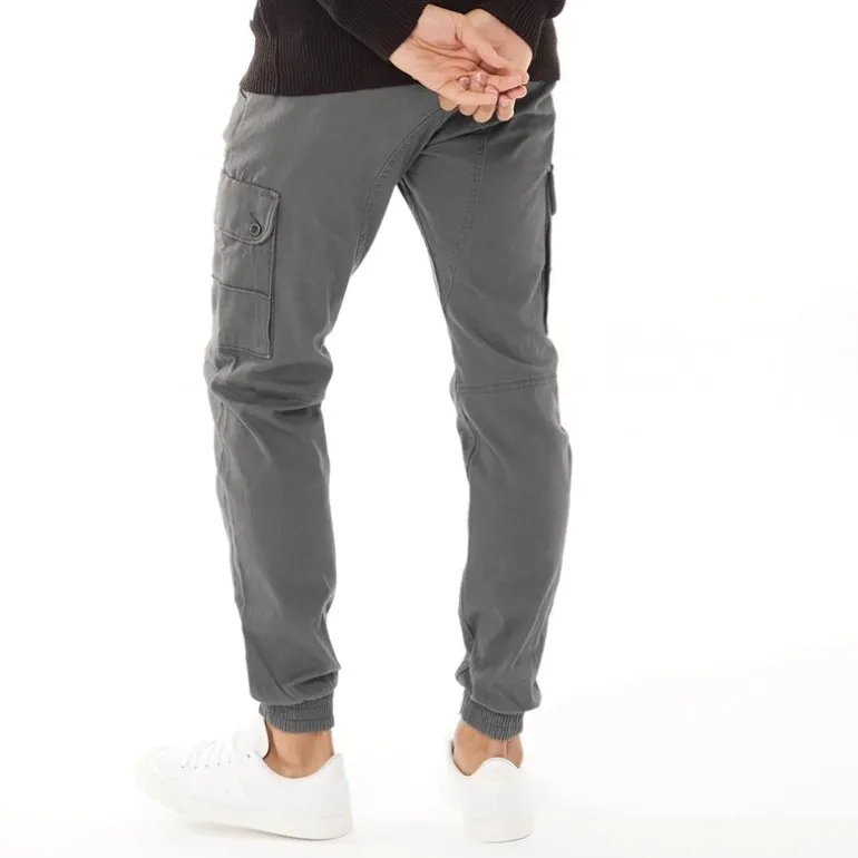 Herre Paul Warner AKM 111 Cargobukser Asfalt