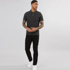 Herre Paulos Kortærmet poloer Grå