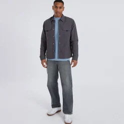 Herre Pearson Overshirt Grå