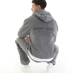 Herre Pigmentfarvet Trøje Stål