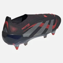 Herre Predator Elite LL Snørebåndsløse Stealth Victory Pack SG Blød Bund Fodboldstøvler Core Black/Grey Four/Lucid Red