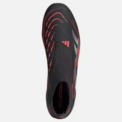 Herre Predator Elite LL Snørebåndsløse Stealth Victory Pack SG Blød Bund Fodboldstøvler Core Black/Grey Four/Lucid Red
