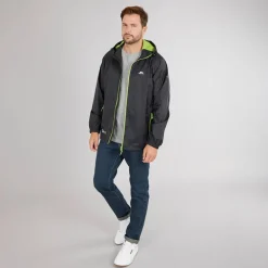 Herre Qikpac Vandtæt Pakbar Jakke Sort