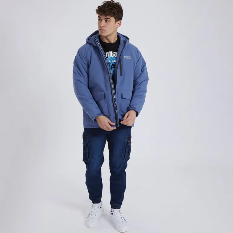 Herre Ranchez Jakke Mellemblå