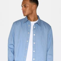 Herre Randy Langærmet Skjorte 2340 Blue Ashes