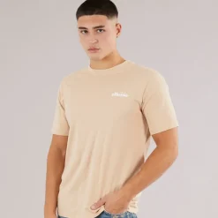 Herre Retanna Ryg Logo T-shirt Natural