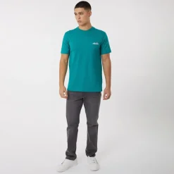 Herre Retanna T-shirt med logo på ryggen Mørkegrøn