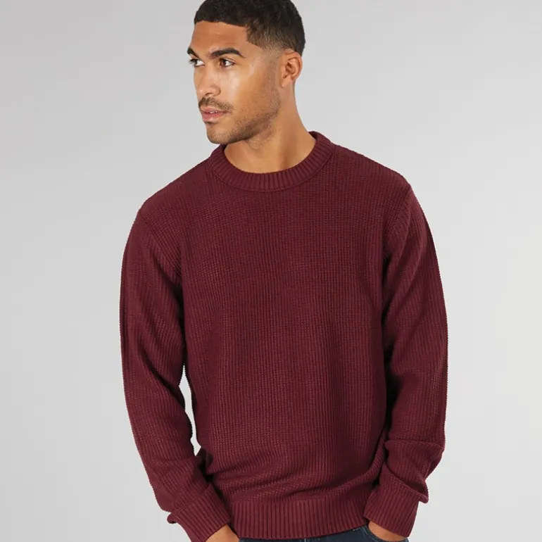 Herre Rice Strikket Jumper Port