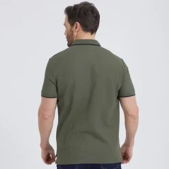 Herre River Kortærmet poloer kakigrøn