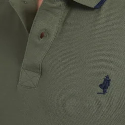 Herre River Kortærmet poloer kakigrøn