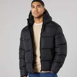 Herre Række Mellem Jakke Sort