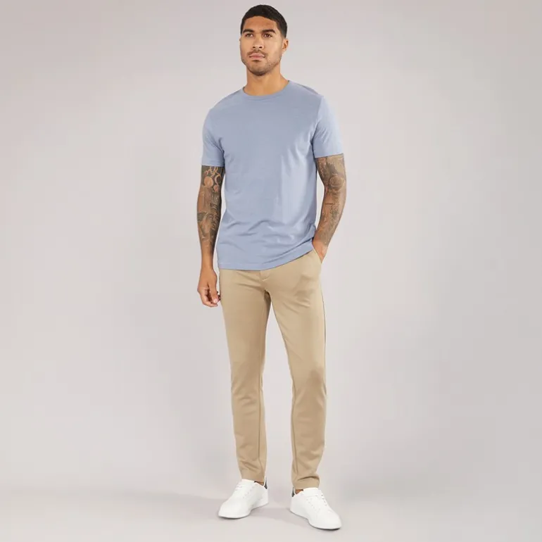 Herre Roedekro Bukser Gråbeige