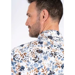 Herre Rolf Kortærmet Skjorte Naval Blå