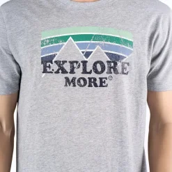 Herre Ron T-Shirt Lysegrå Mix