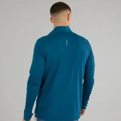 Herre Run Favorit 1/​4 Zip Løbe T-shirt Ocean Tropic