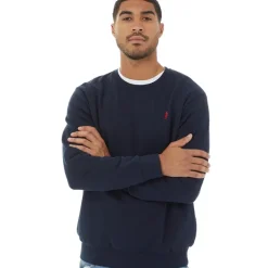 Herre Rundhals Sweatshirt Mørk Safir