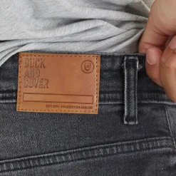 Herre Rushawn Jeans med Afslappet Pasform Sort