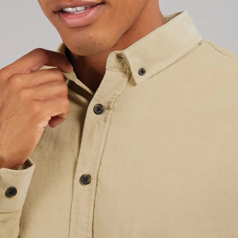 Herre Ryan Skjorte Kornstrå