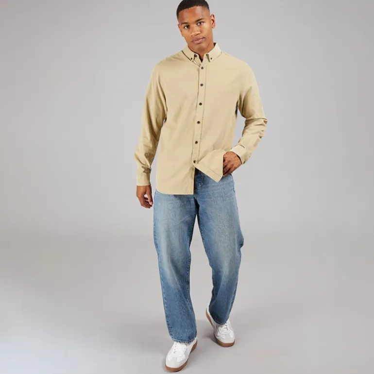 Herre Ryan Skjorte Kornstrå