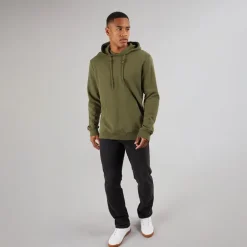 Herre Salupe Hættetrøje Mørk Oliven