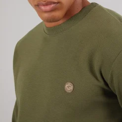 Herre Salupe Sweatshirt Mørk Oliven