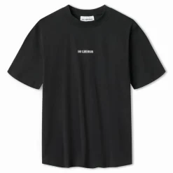 Herre Script Logo Boxy T-Shirt Sort