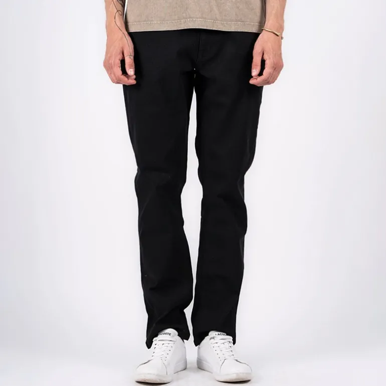 Herre Sebb Jeans Med Lige Ben Sort