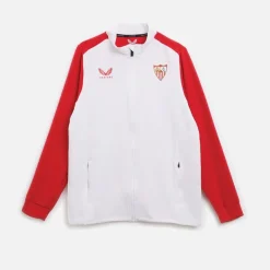 Herre SFC Sevilla FC Hjemme Anthem Jakke Brilliant Hvid /​ True Rød