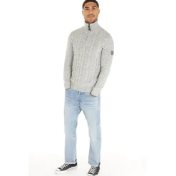 Herre Shane Strikket Trøje Sølv Birke