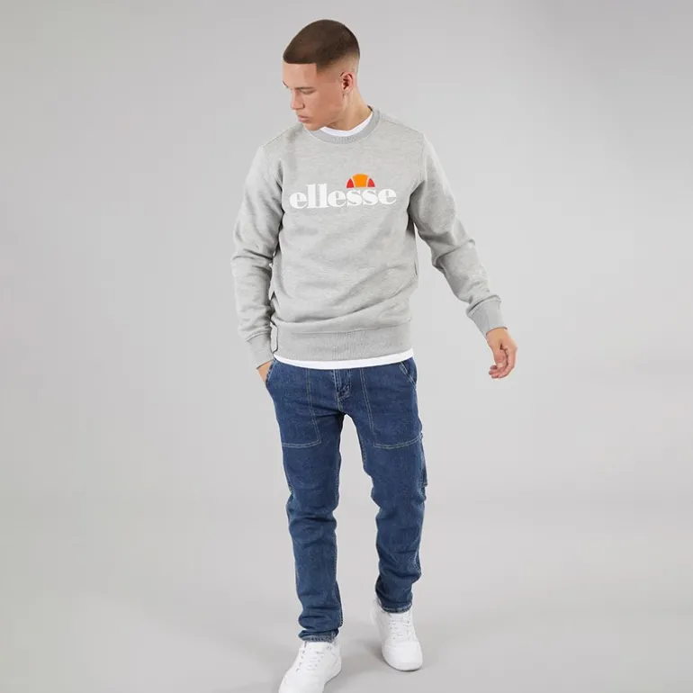 Herre Sikanni Sweatshirt Light Grey Marl
