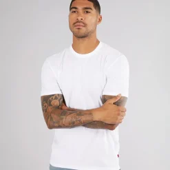 Herre Slim Fit T-Shirt Hvid