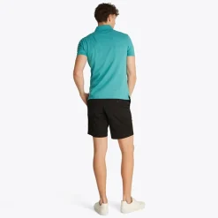 Herre Slim Polo Hazy Teal