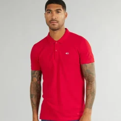 Herre Slim Stolpelukning Polo Dybrød