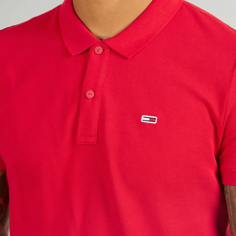 Herre Slim Stolpelukning Polo Dybrød