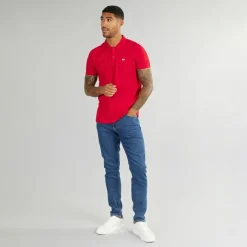 Herre Slim Stolpelukning Polo Dybrød