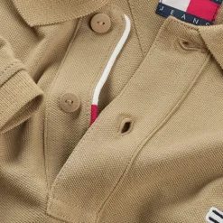 Herre Slim Stolpelukning Polo Relic Tan