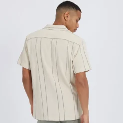 Herre Soresi Skjorter med korte ærmer Lys Beige