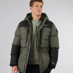 Herre Squadage Panel Jakke Oliven